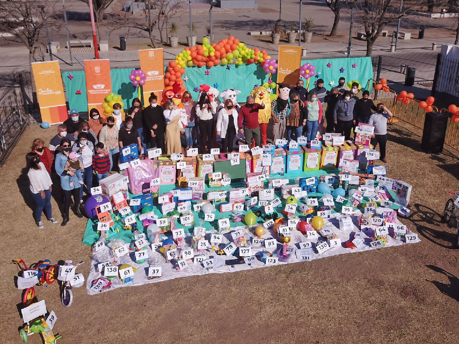 San Justo: sorteos, “delivery de regalos” y astroturismo para despedir el mes de la infancia
