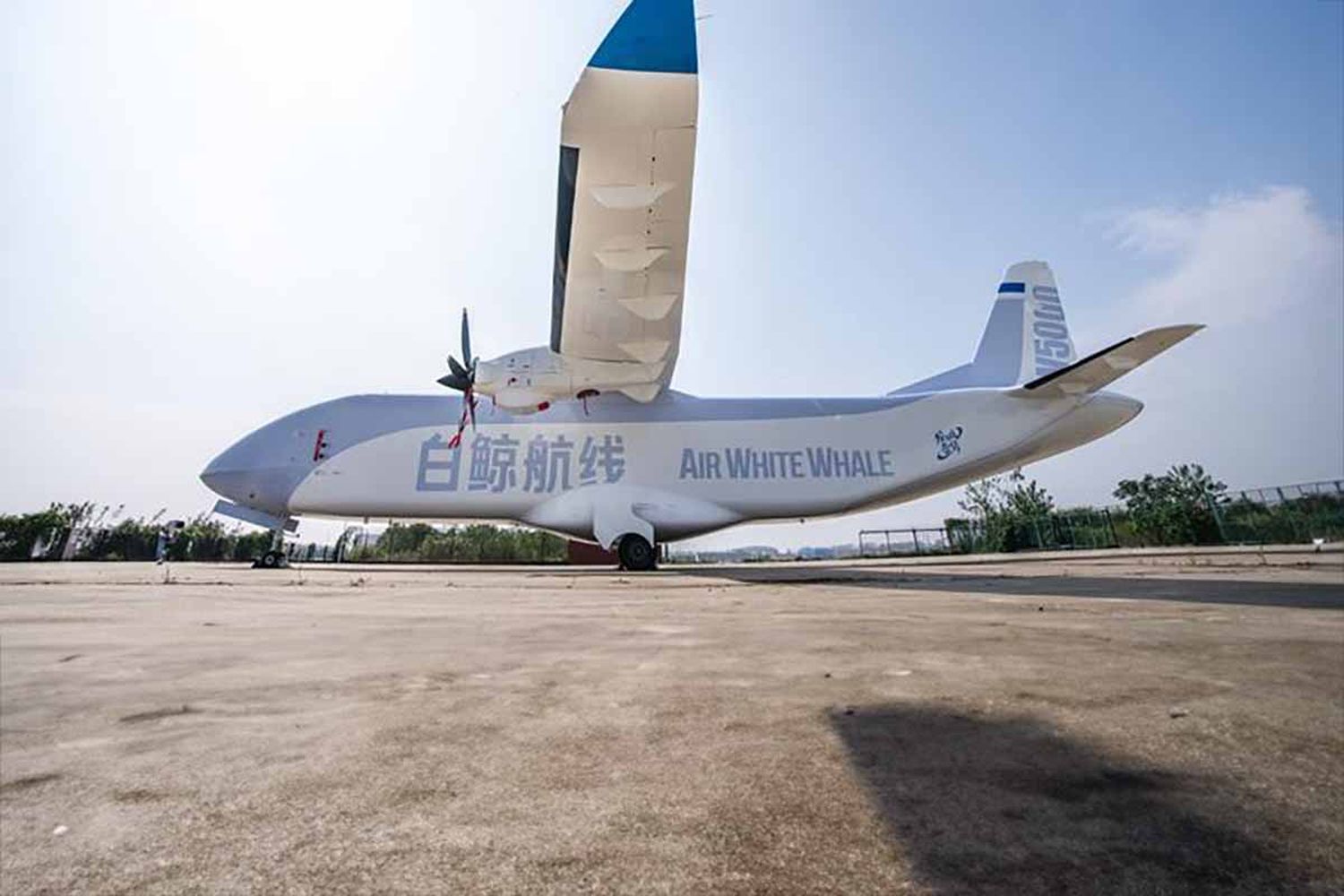 Presentan en China el W5000, el mayor avión de carga no tripulado del mundo