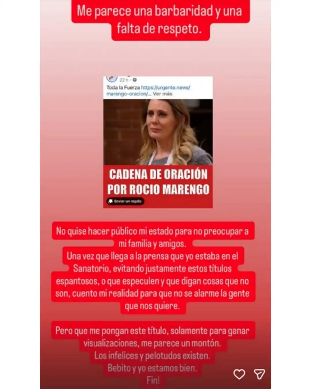 roció marengo hijo 1