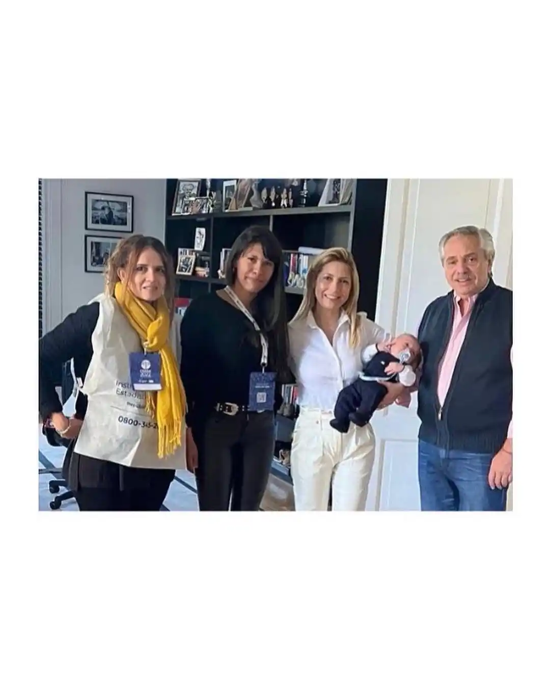 Alberto Fernández y su familia ya fueron censados en la Quinta de Olivos