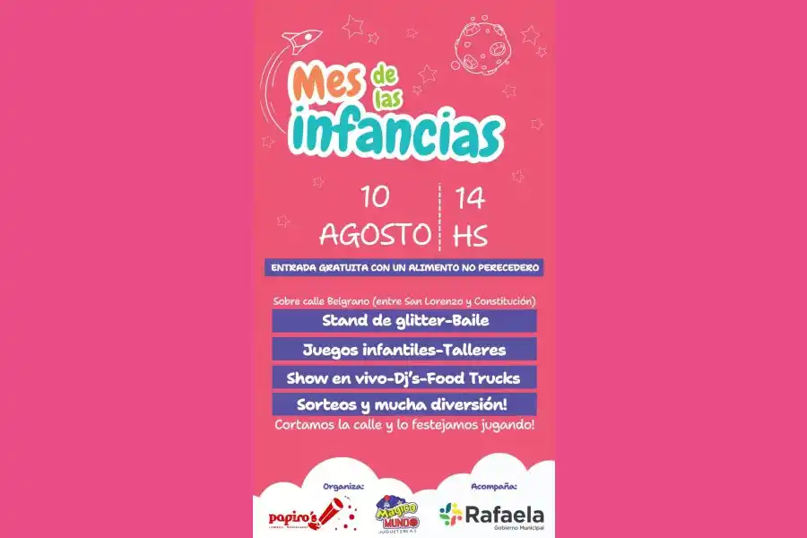 Mes de las Infancias, gran celebración