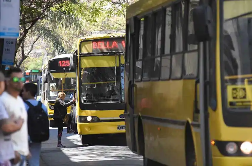 Los colectivos funcionan con normalidad