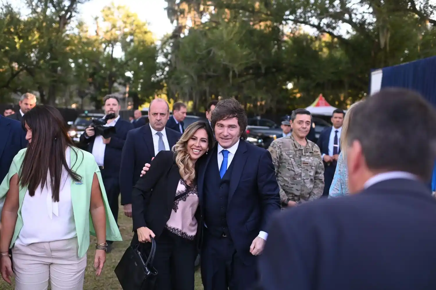 Romina Diez junto al presidente Milei: “Hacía décadas que no venía un presidente para esta fecha a Santa Fe"