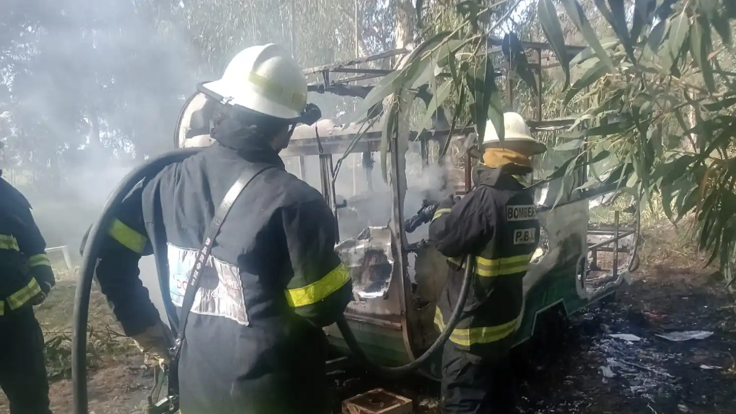 Incendio en Villa Zabala