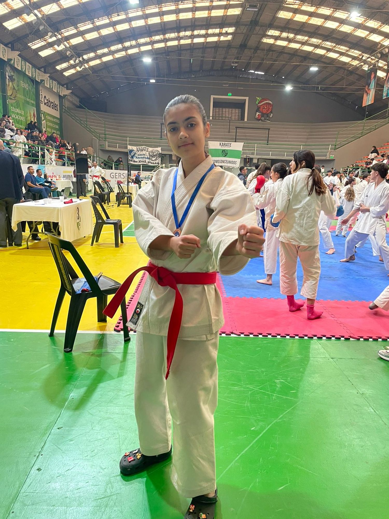 Abril Barria se quedó con la medalla de bronce