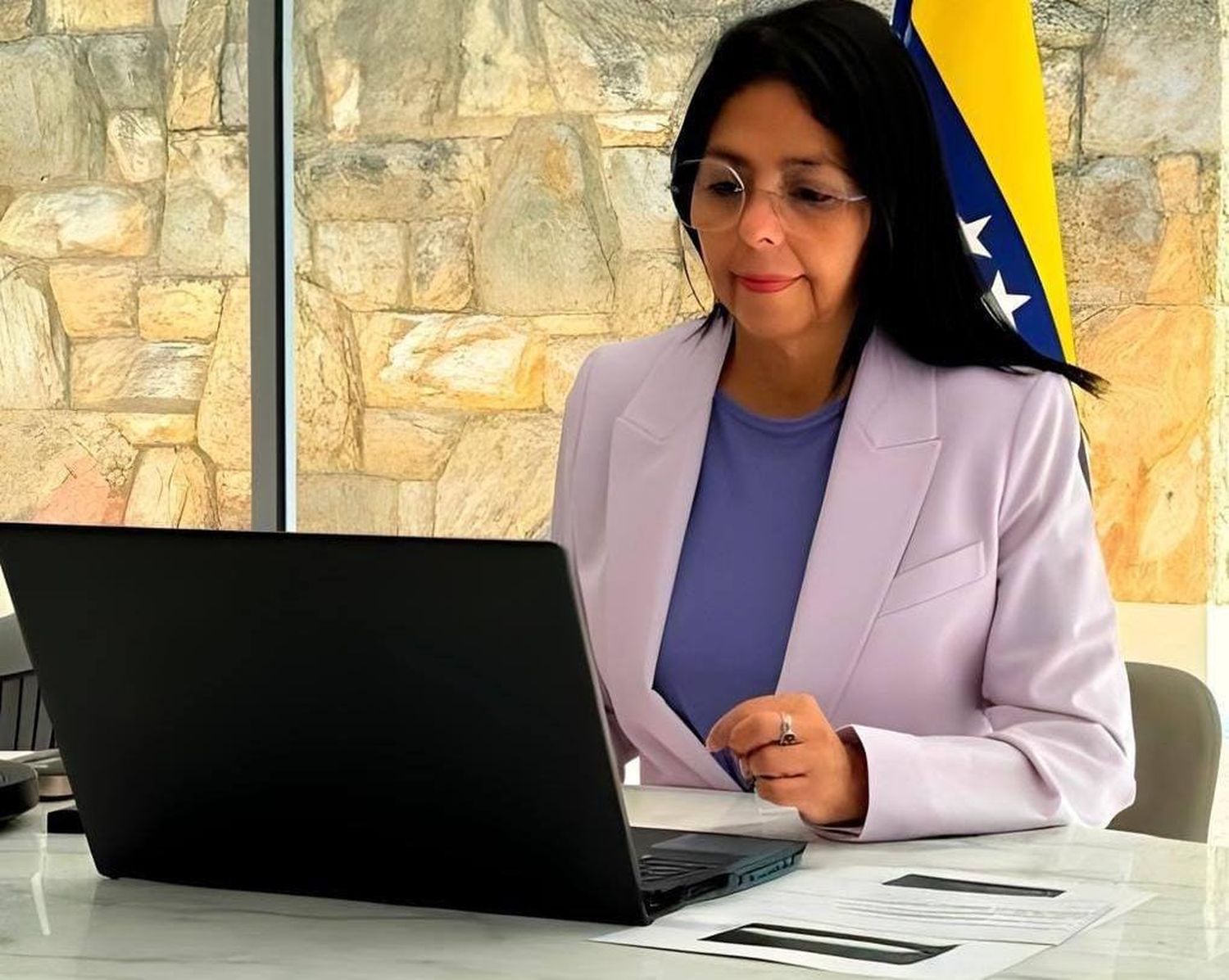 «Hay plena producción petrolera»: Delcy Rodríguez ratifica «recuperación de la industria»