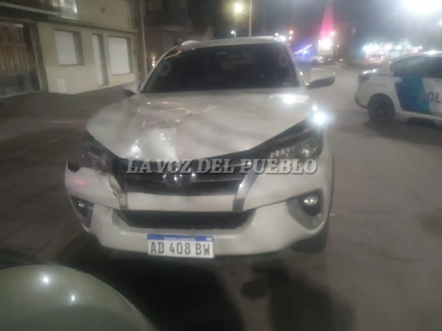 Chocó contra el camión de recolección de residuos: Un trabajador resultó herido