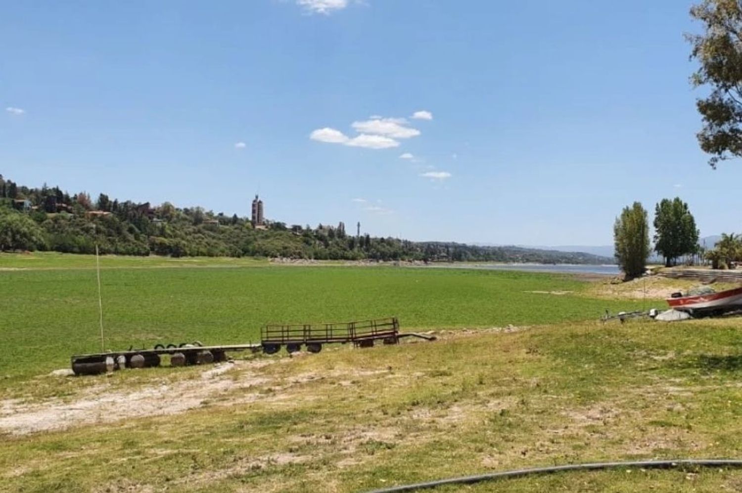 Alerta en Villa Carlos Paz: así está el lago San Roque