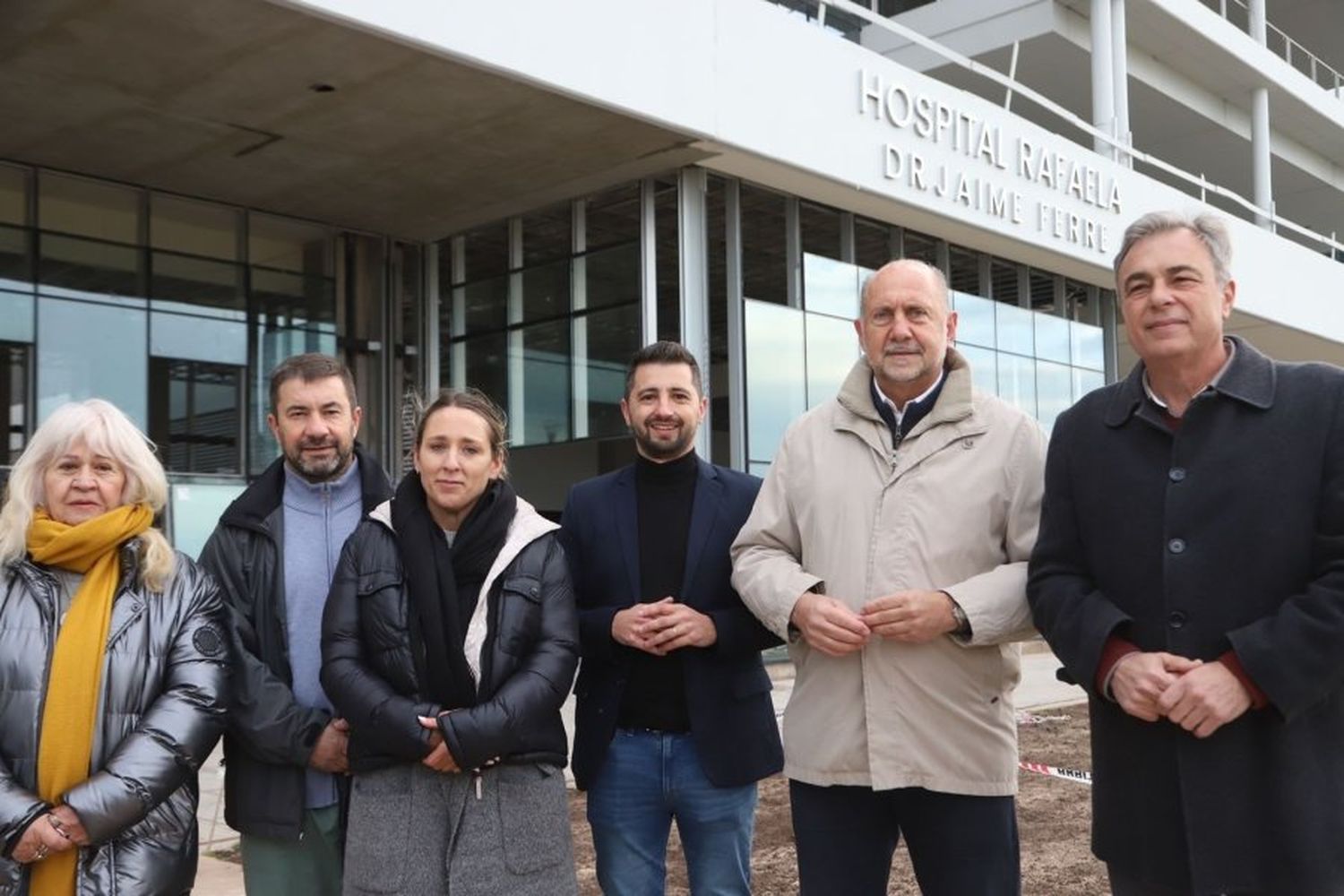 Omar Perotti y Luis Castellano recorrieron el Nuevo Hospital de Rafaela