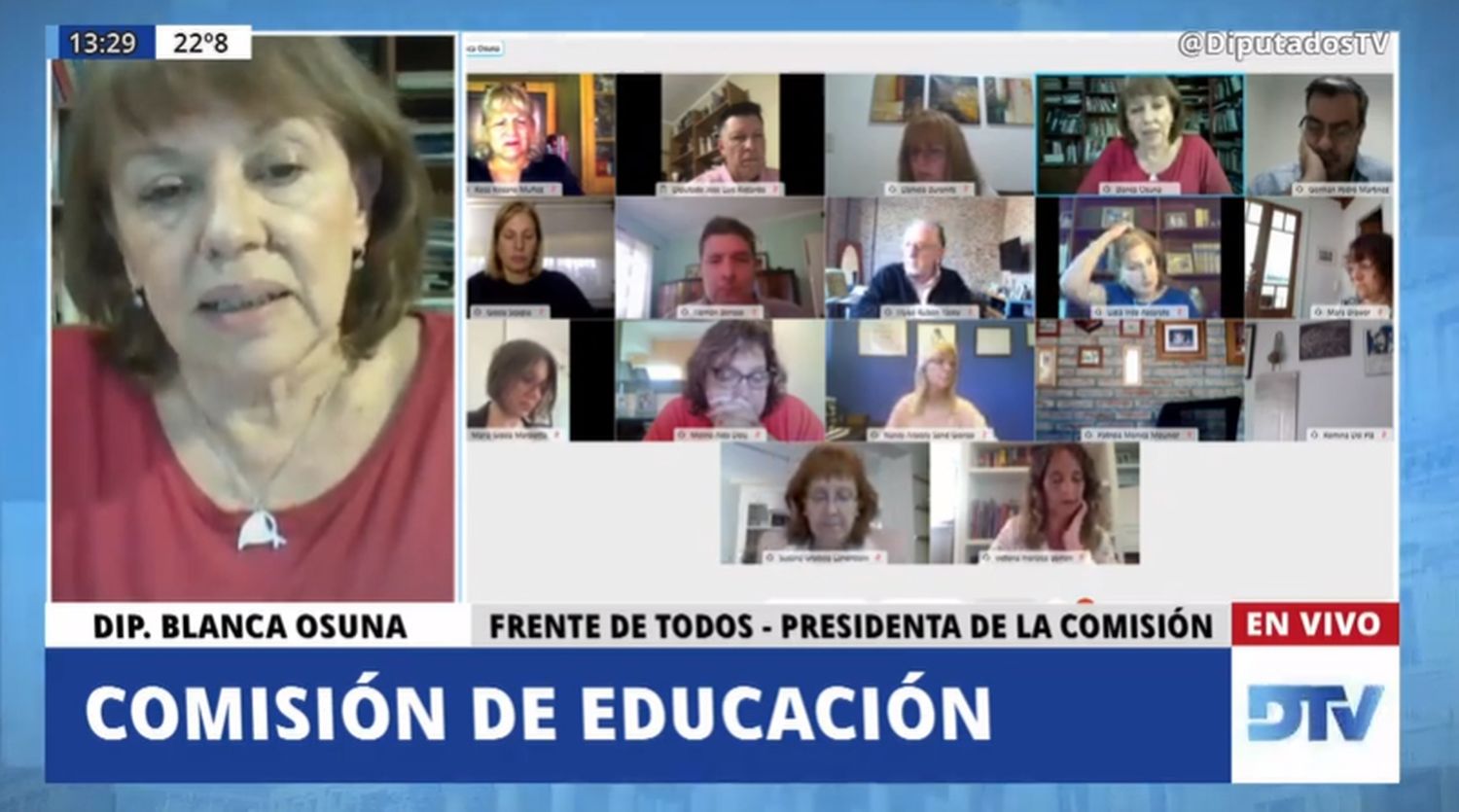 EN VIVO | Diputados trabaja sobre un programa de acompañamiento escolar post pandemia