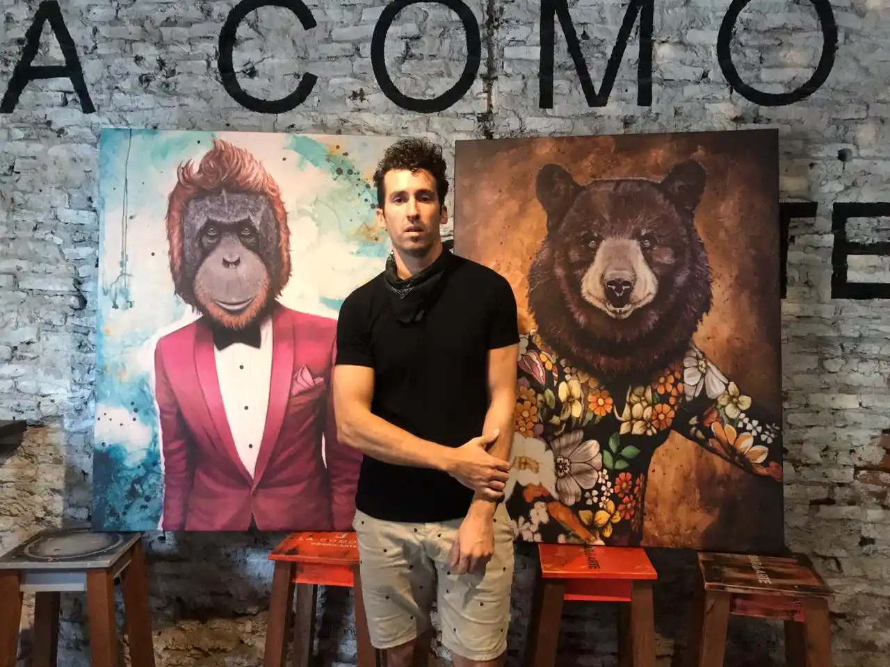 Artista de Gualeguaychú vende parte de su obra para colaborar con la emergencia
