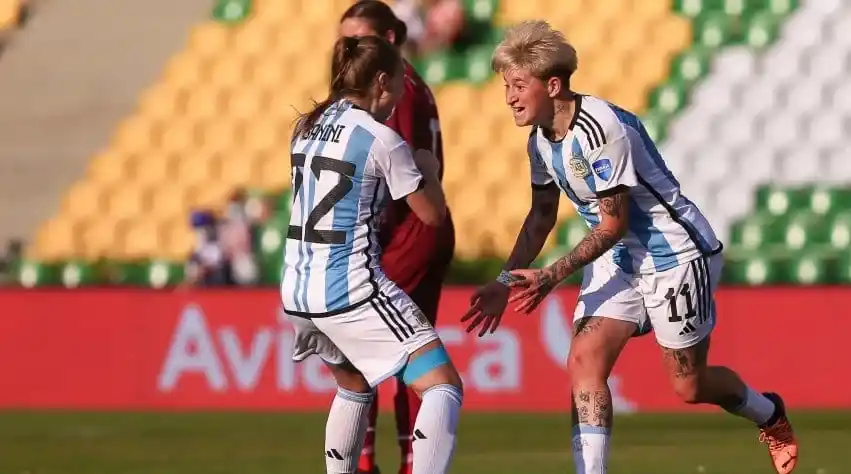 La Selección Argentina goleó a Uruguay por la Copa América femenina 2022