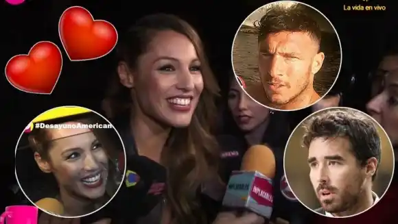 ¿Pampita vive un "triángulo amoroso" con Mónaco y Nacho Viale?