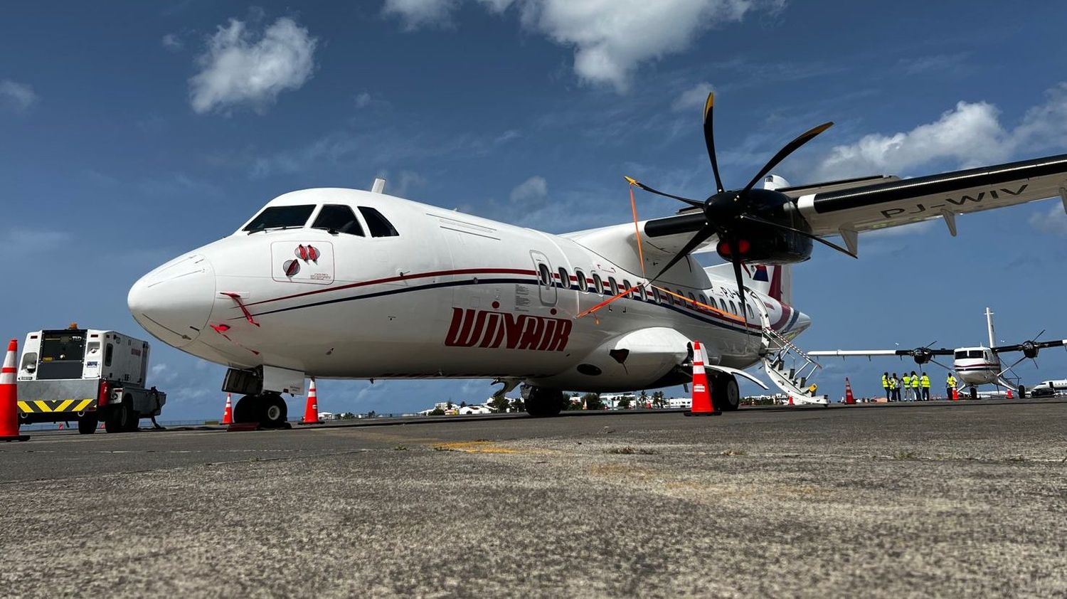 Caribe: Winair puso en servicio su primer ATR 42