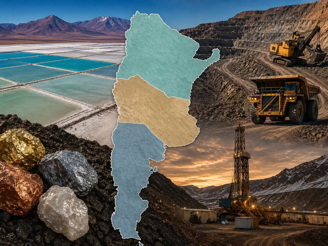 La minería argentina combina enormes recursos naturales con una cartera de proyectos aún en desarrollo, donde conviven producción activa, inversiones en marcha y grandes iniciativas que siguen en espera.