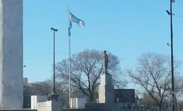 Bandera en mal estado