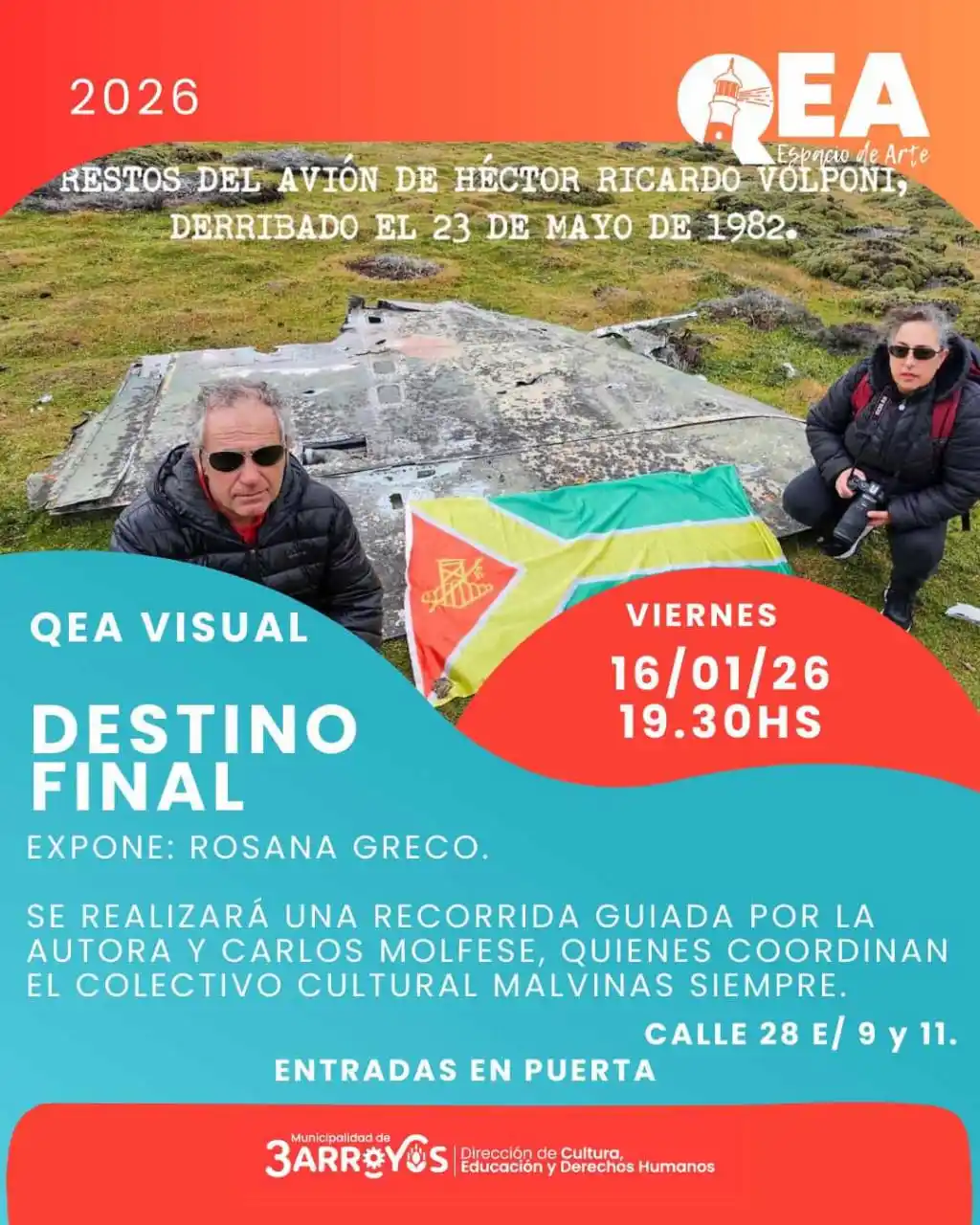 Mañana se inaugura la muestra "Destino Final" en Claromecó
