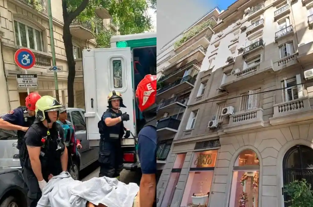 Buenos Aires: investigan la muerte de una mujer que cayó de un sexto piso en Recoleta