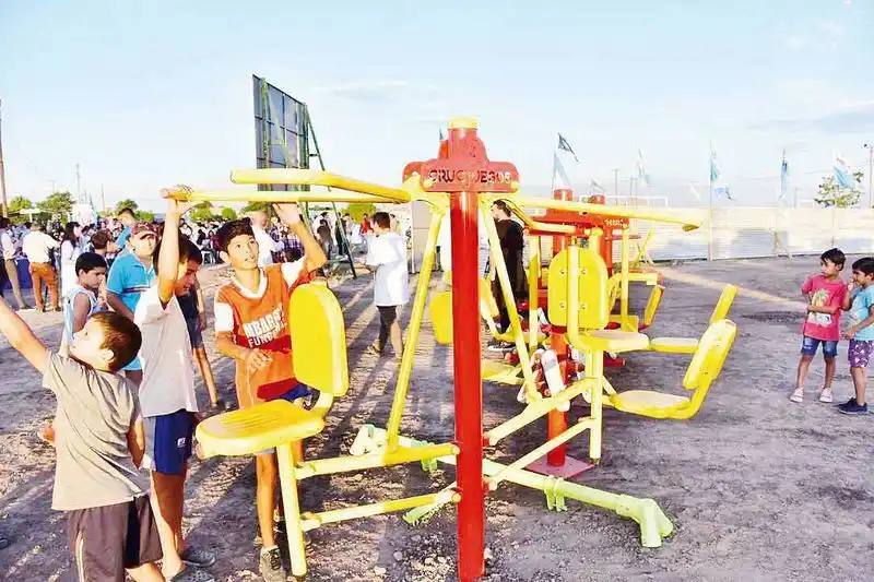 Comenzó la obra de la nueva plaza
en Urbanización Lisbel Rivira