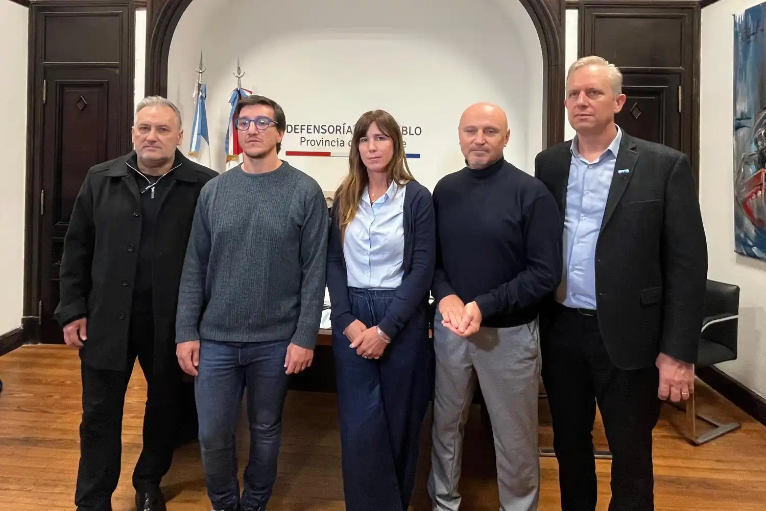 Lewandowski (izquierda) encabezó la reunión donde abordaron la temática.