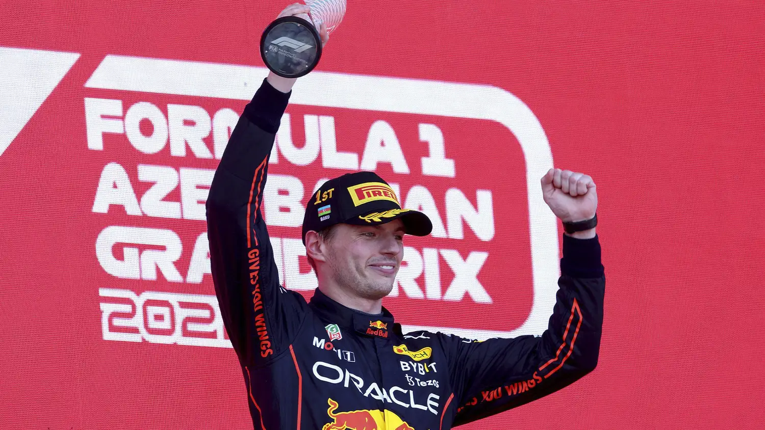 Verstappen, dueño del festejo en Azerbaiyán