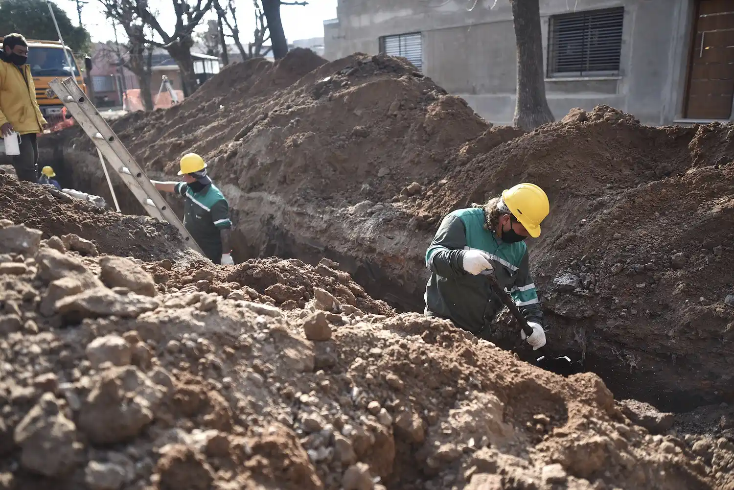 Después de 30 años, se soluciona el anegamiento de un sector de barrio San Martín