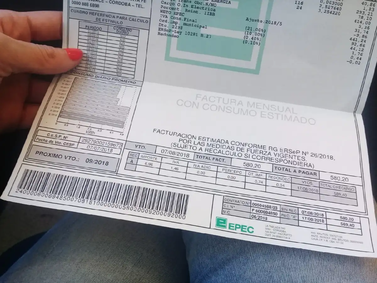 Ersep le pidió explicaciones a Epec por retraso de facturas