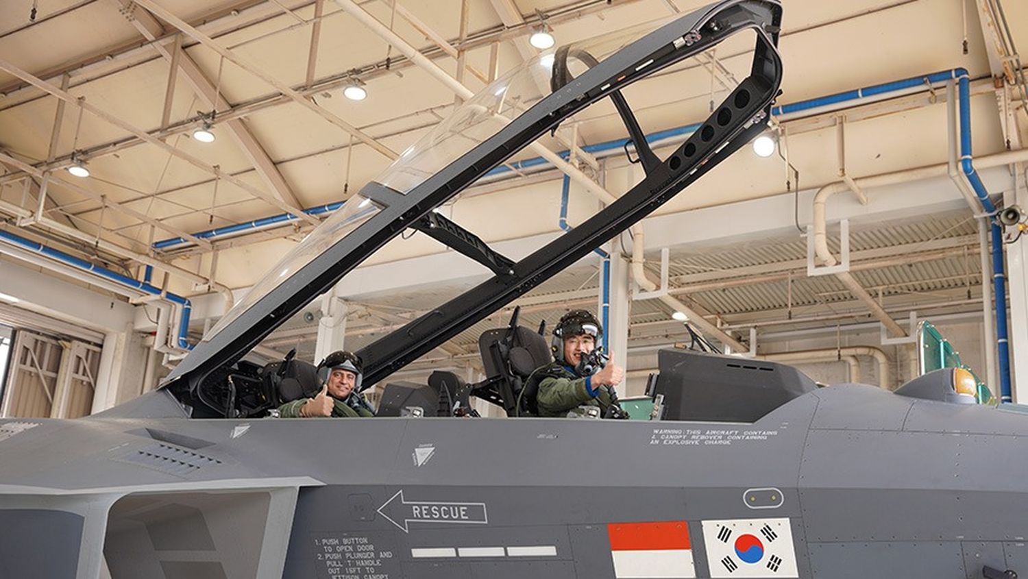 Emiratos Árabes Unidos evalúa al KF-21 con vuelo de prueba y visita a las instalaciones de KAI