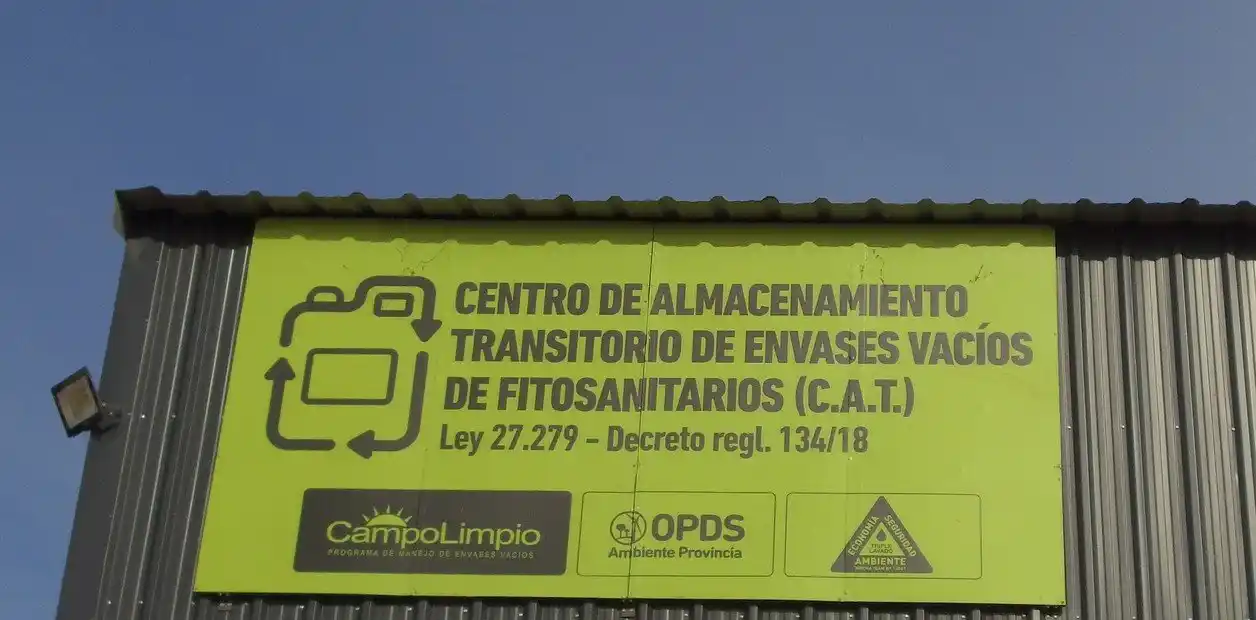Realizan en Aranguren la campaña de recepción de envases vacíos de fitosanitarios