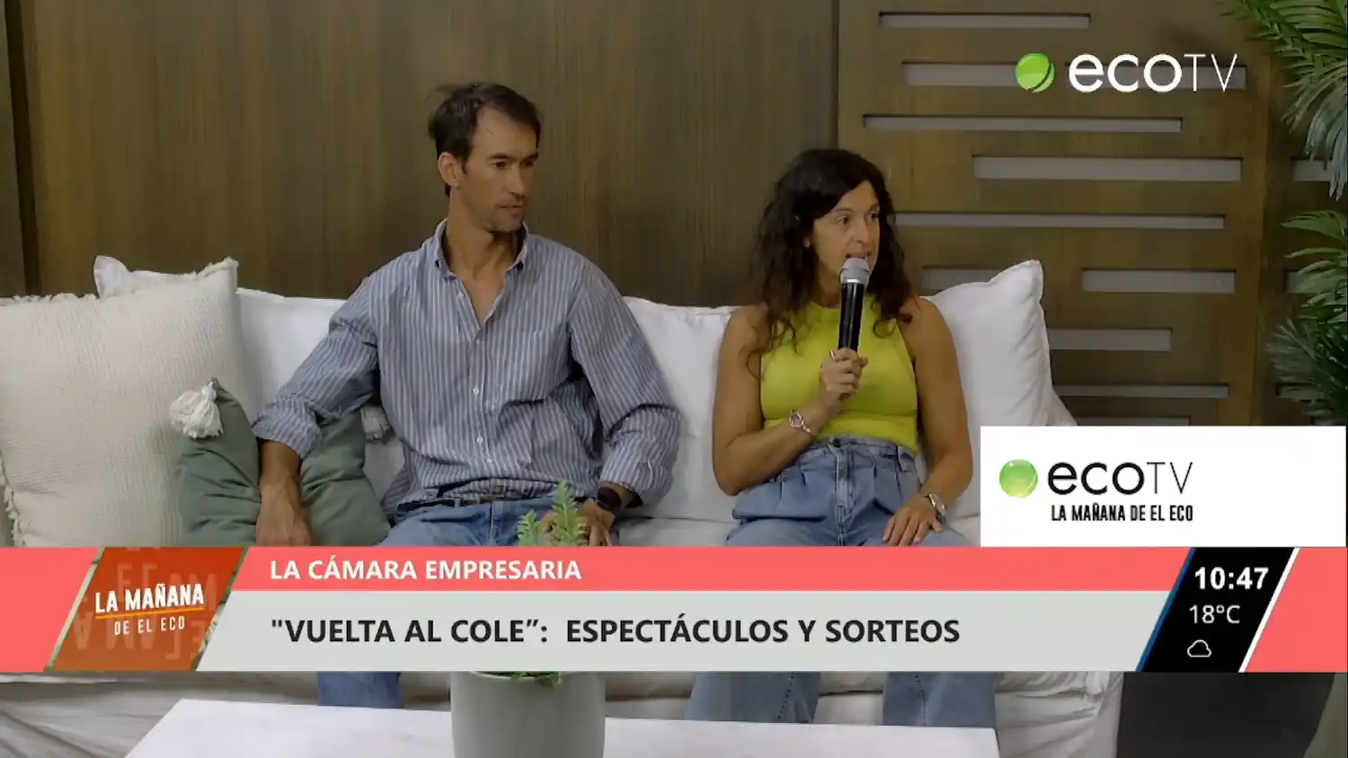 La cámara empresaria: Espectáculos y sorteos