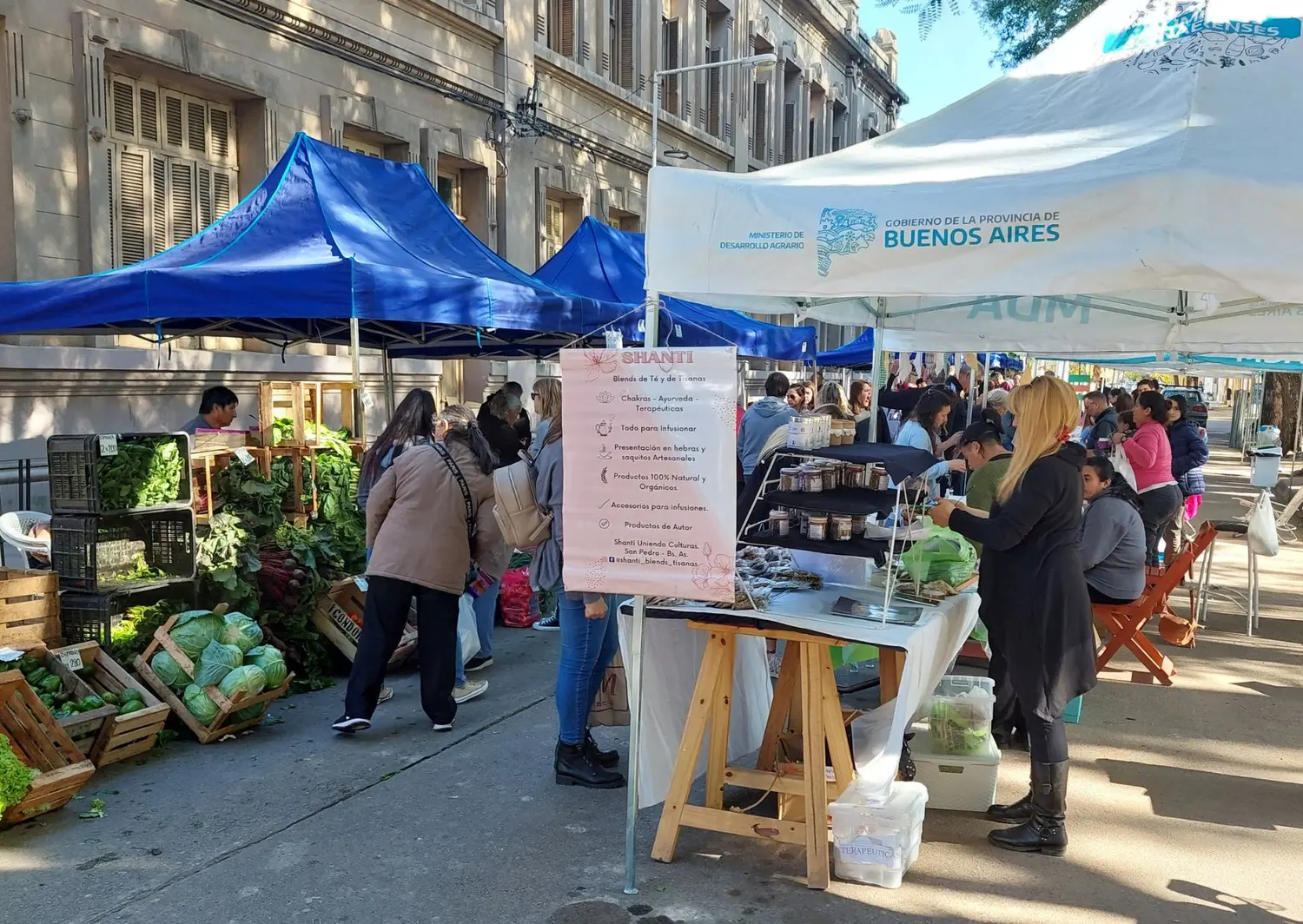 Mercados Bonaerenses, en plaza Constitución este sábado 