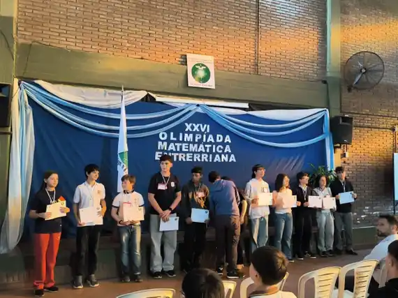 Tres menciones especiales locales en las Olimpíadas de Matemáticas Entrerrianas