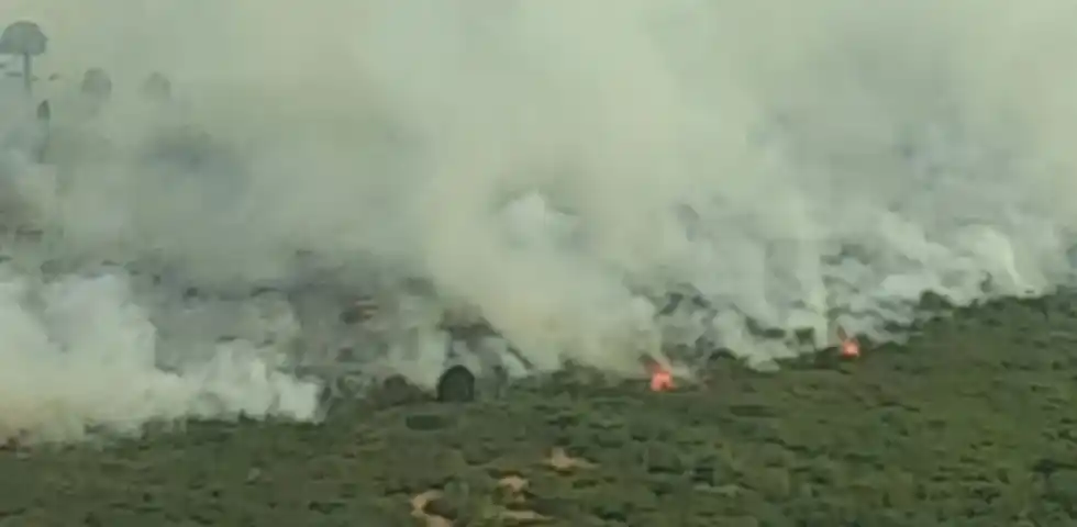 Los incendios en la Patagonia argentina se intensifican. Foto: Gentileza.