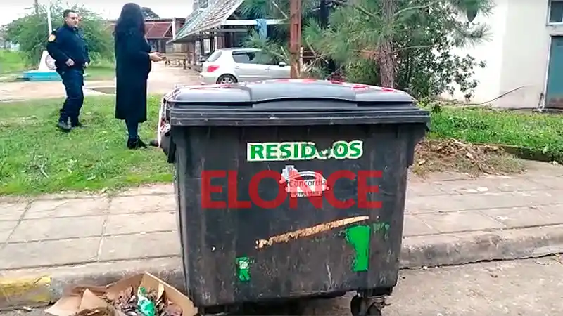 Imputaron de "aborto inducido" a la madre del bebé hallado en un contenedor 