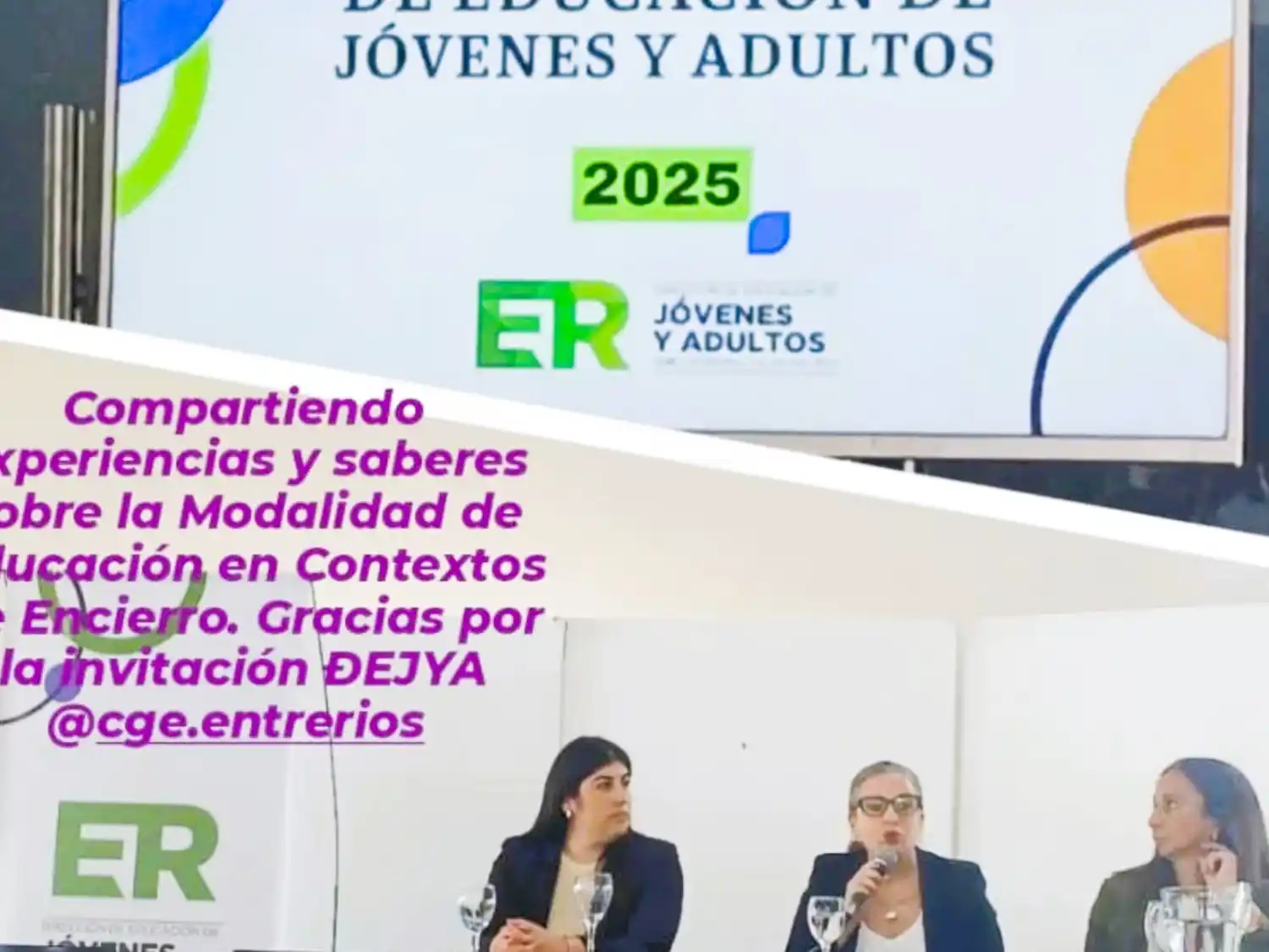 La Dirección de Educación Penitenciaria participó del Encuentro Provincial de Educación de Jóvenes y Adultos