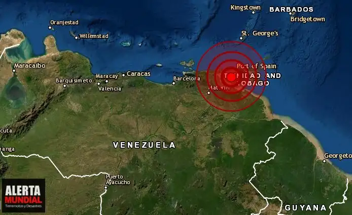 Venezuela: se registra un sismo de magnitud