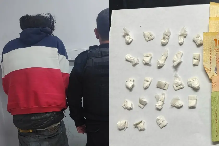 Ocultaba envoltorios de cocaína entre sus rastas y quedó detenido en zona norte.