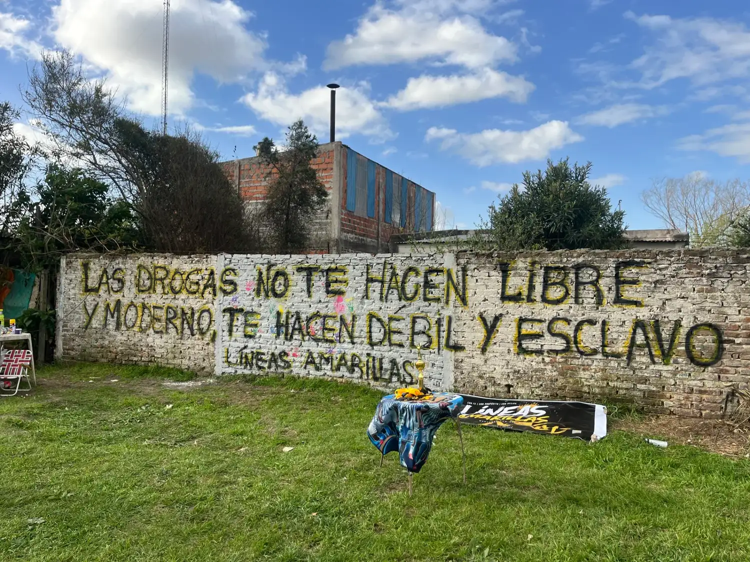 Prevención, fe y deporte: Líneas Amarillas volvió a las calles en Barrio Holanda