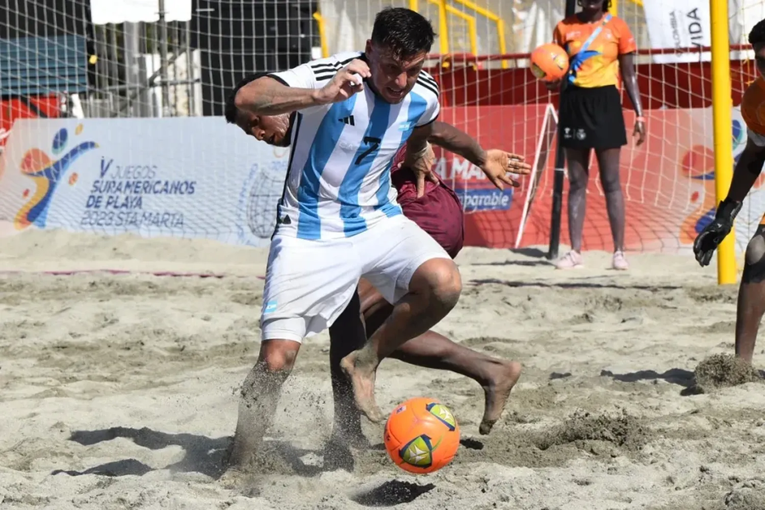 Derrota de Argentina en la segunda fecha en Santa Marta