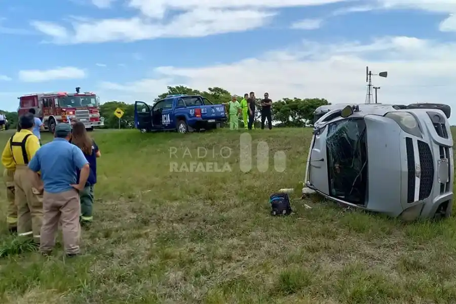 Grave accidente en Ruta Nacional 34 terminó con una joven hospitalizada en el nosocomio local