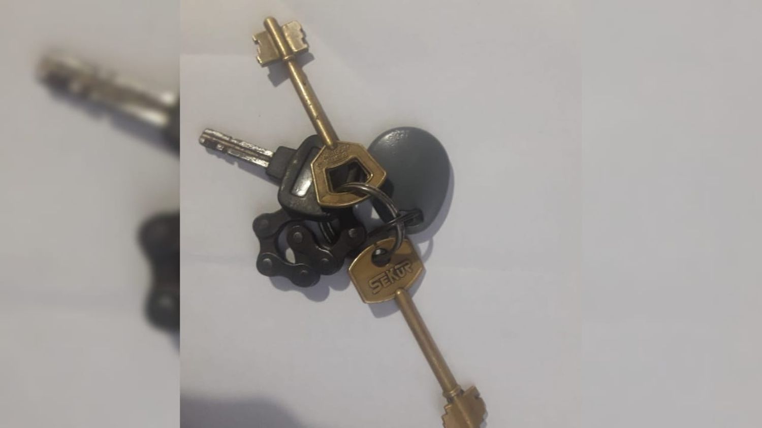 Marga encontró un juego de llaves
