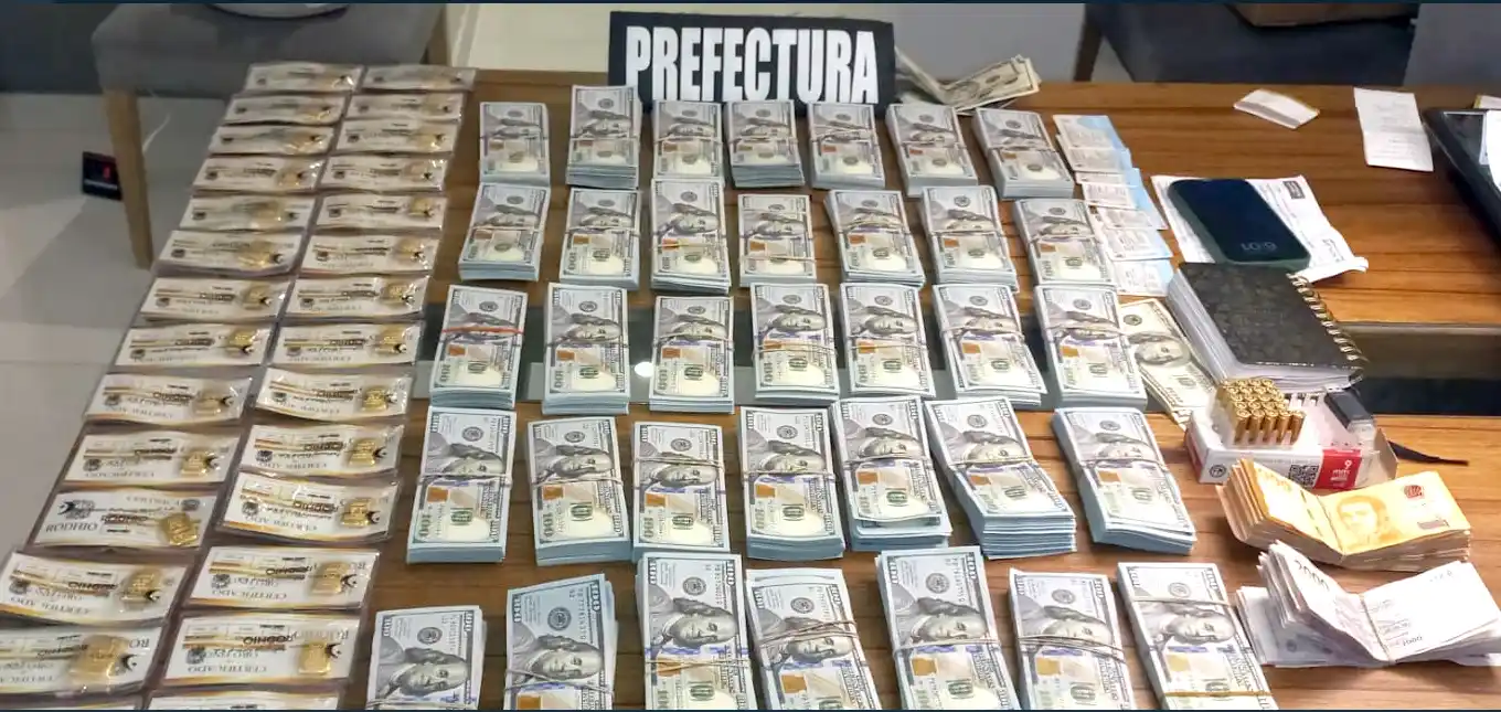 Total. De 545.000 dólares y algunos euros, se secuestraron en los operativos del año anterior
