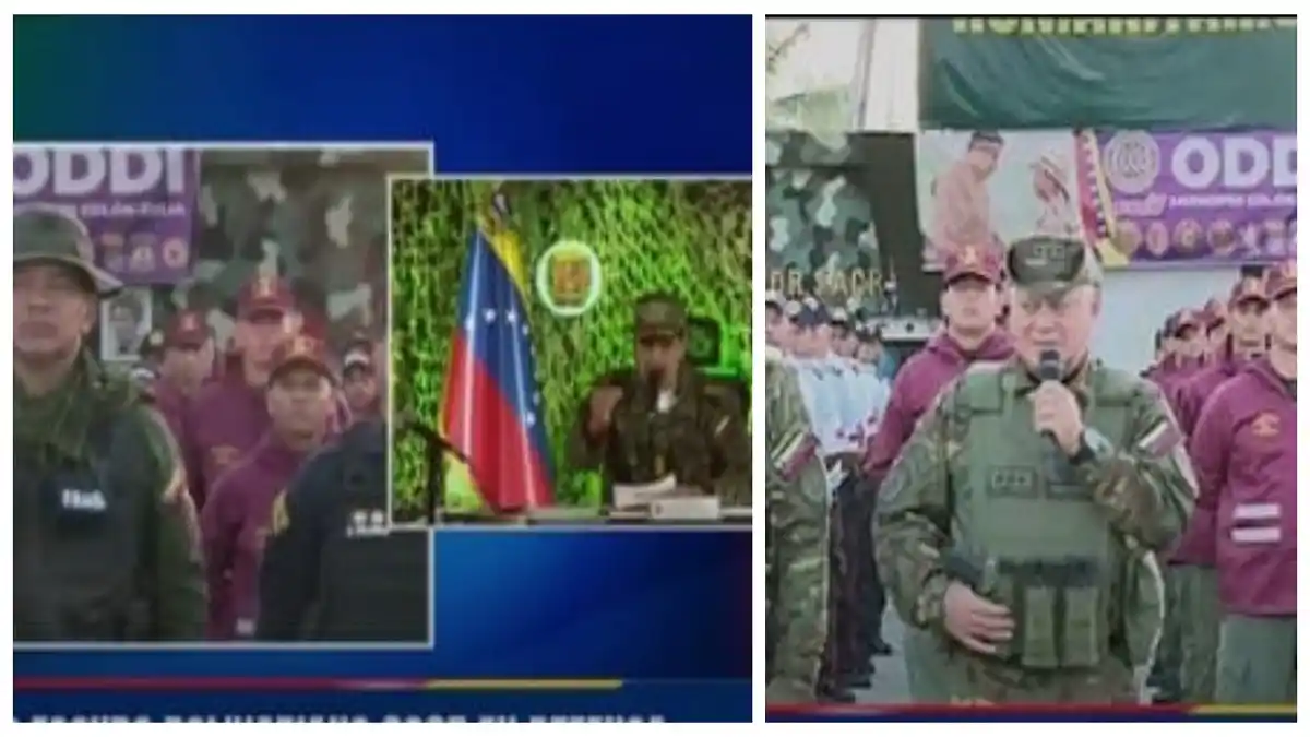 MADURO anuncia refuerzo del «tapón militar» en la frontera con COLOMBIA: ordena a Cabello  desplazarse a los campos de desplazados