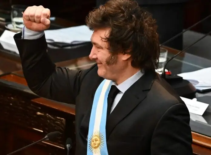 El presidente Javier Milei