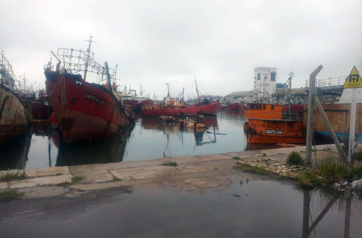 "Lo que tenemos no es un puerto, es cualquier cosa y que se hundan los barcos es lo lógico"