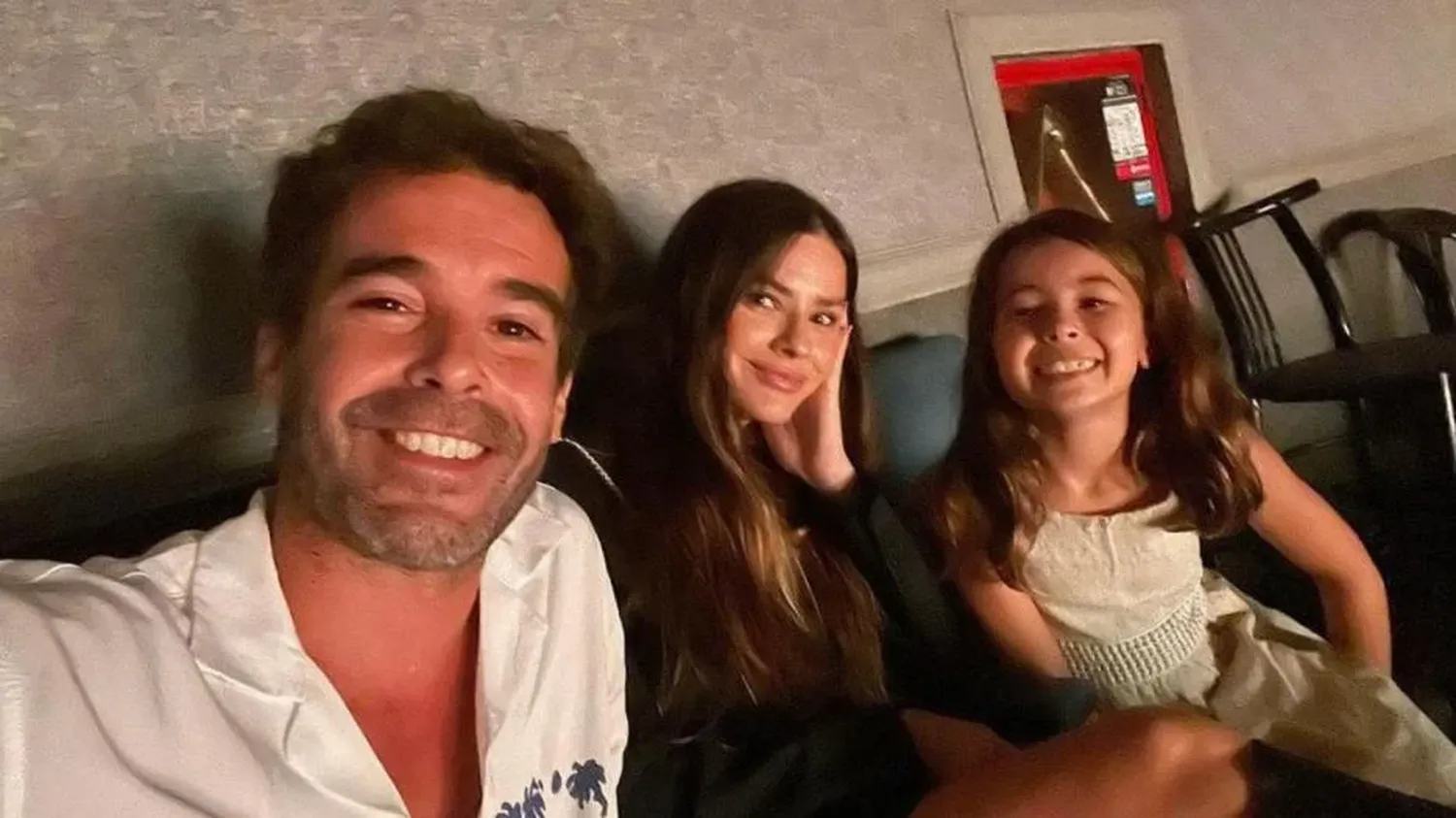 Nicolás Cabré, la China Suárez, Rufina y la felicidad de un encuentro en familia