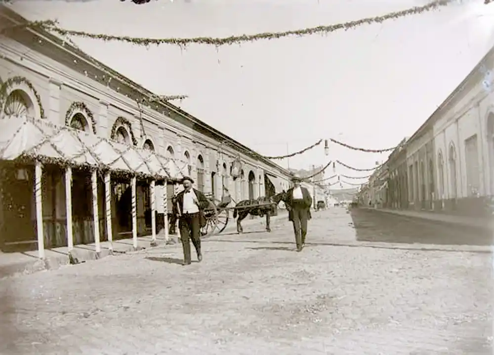 Un carnaval a principios de 1900.