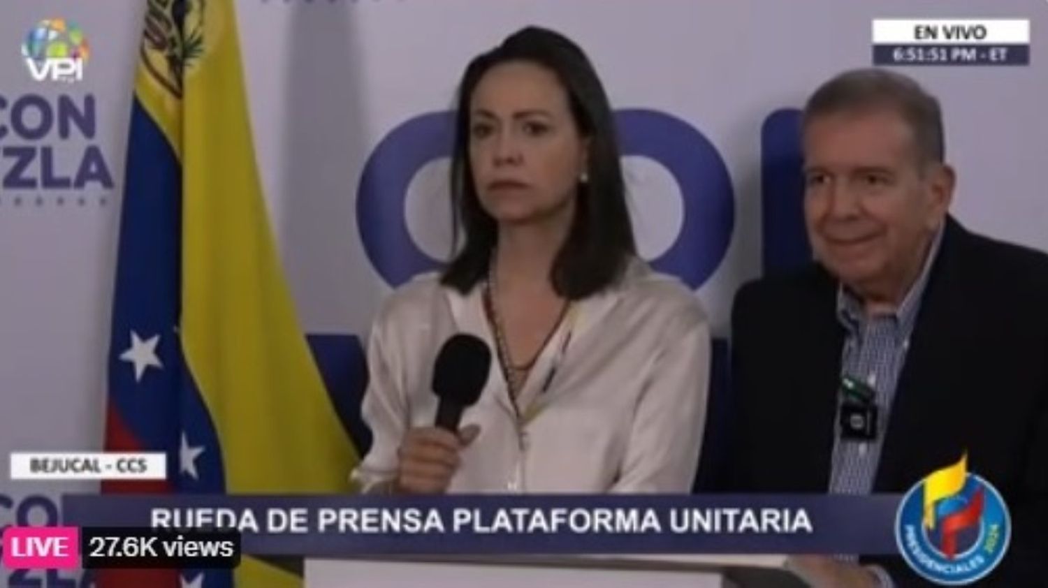 María Corina Machado asegura que tienen todas las pruebas de  lo que ocurrió este 28Jul