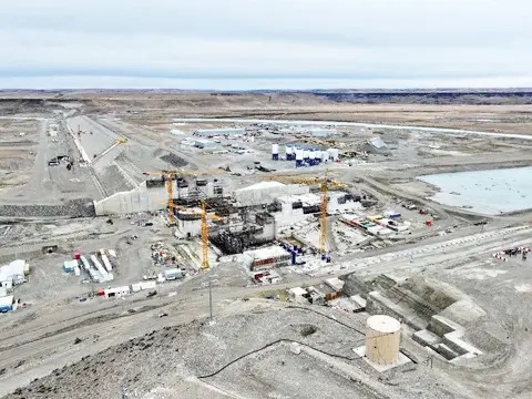 Ingresaron US$ 136 millones desde China para reactivar la represa Jorge Cepernic en Santa Cruz
