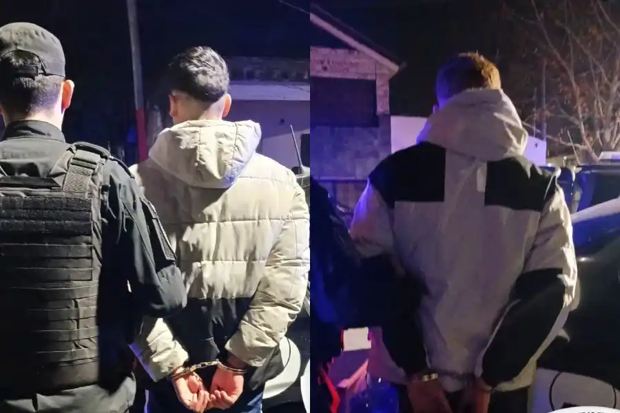 Dos jóvenes detenidos.
